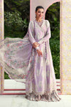 Maria B Premium Lilac Embroidered Lawn 3 Piece Unstitched Suit with Printed Dupatta