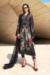 Maria B Black Luxury 3 Piece Unstitched Embroidered Lawn Suit