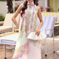 Maria B White Floral 3 Piece Unstitched Embroidered Lawn Suit