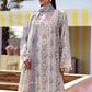 Maria B Elegant Floral Embroidered Pakistani Lawn Suit – Blue