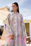 Maria B Elegant Floral Embroidered Pakistani Lawn Suit – Blue