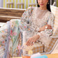 Maria B Elegant Floral Embroidered Pakistani Lawn Suit – Blue