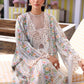 Maria B Elegant Floral Embroidered Pakistani Lawn Suit – Blue