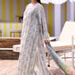 Maria B Elegant Floral Embroidered Pakistani Lawn Suit – Blue