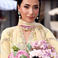 Maria B Pastel Yellow 3 Piece Unstitched Embroidered Lawn Suit