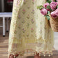 Maria B Pastel Yellow 3 Piece Unstitched Embroidered Lawn Suit