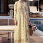 Maria B Pastel Yellow 3 Piece Unstitched Embroidered Lawn Suit
