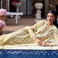 Maria B Pastel Yellow 3 Piece Unstitched Embroidered Lawn Suit