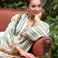 Maria B Multicolor Striped 3 Piece Unstitched Embroidered Lawn Suit