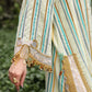 Maria B Multicolor Striped 3 Piece Unstitched Embroidered Lawn Suit
