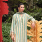 Maria B Multicolor Striped 3 Piece Unstitched Embroidered Lawn Suit