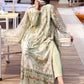 Maria B Sage Floral 3 Piece Unstitched Embroidered Lawn Suit