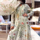 Maria B Sage Floral 3 Piece Unstitched Embroidered Lawn Suit