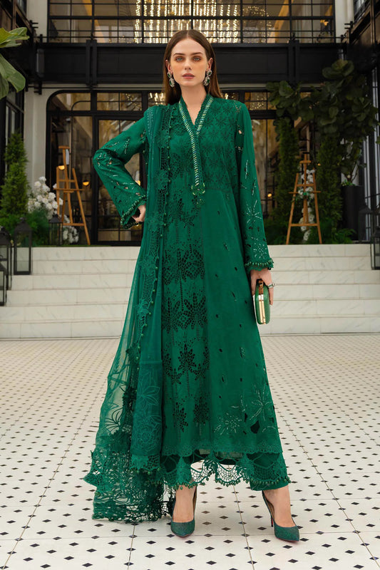 3 Piece Unstitched Embroidered Lawn Suit
