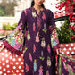 Maria B Pakistani Designer Purple Lawn Suit with Printed Dupatta