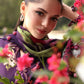 Maria B Pakistani Designer Purple Lawn Suit with Printed Dupatta