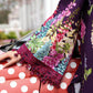 Maria B Pakistani Designer Purple Lawn Suit with Printed Dupatta