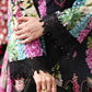 Maria B Luxury Black Embroidered Lawn Suit with Floral Dupatta