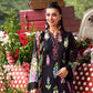Maria B Luxury Black Embroidered Lawn Suit with Floral Dupatta
