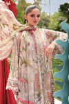 Maria B Pastel Floral 3 Piece Unstitched Embroidered Lawn Suit