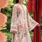 Maria B Pastel Floral 3 Piece Unstitched Embroidered Lawn Suit