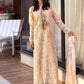 Maria B Luxury Peach Floral Embroidered Lawn Suit with Dupatta