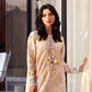 Maria B Luxury Peach Floral Embroidered Lawn Suit with Dupatta
