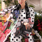 Maria B Black & White Polka Dot 3 Piece Unstitched Embroidered Lawn Suit