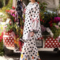 Maria B Black & White Polka Dot 3 Piece Unstitched Embroidered Lawn Suit