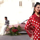 Maria B Red Polka Dot 3 Piece Unstitched Embroidered Lawn Suit