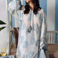 Maria B Luxury Blue Printed Lawn Suit with Dupatta – 3 Piece