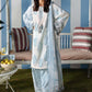 Maria B Luxury Blue Printed Lawn Suit with Dupatta – 3 Piece