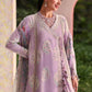 Maria B Premium Lilac Embroidered Lawn 3 Piece Unstitched Suit with Printed Dupatta