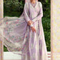 Maria B Premium Lilac Embroidered Lawn 3 Piece Unstitched Suit with Printed Dupatta