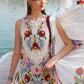 Maria B Ivory Floral 3 Piece Unstitched Embroidered Lawn Suit