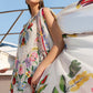 Maria B Ivory Floral 3 Piece Unstitched Embroidered Lawn Suit