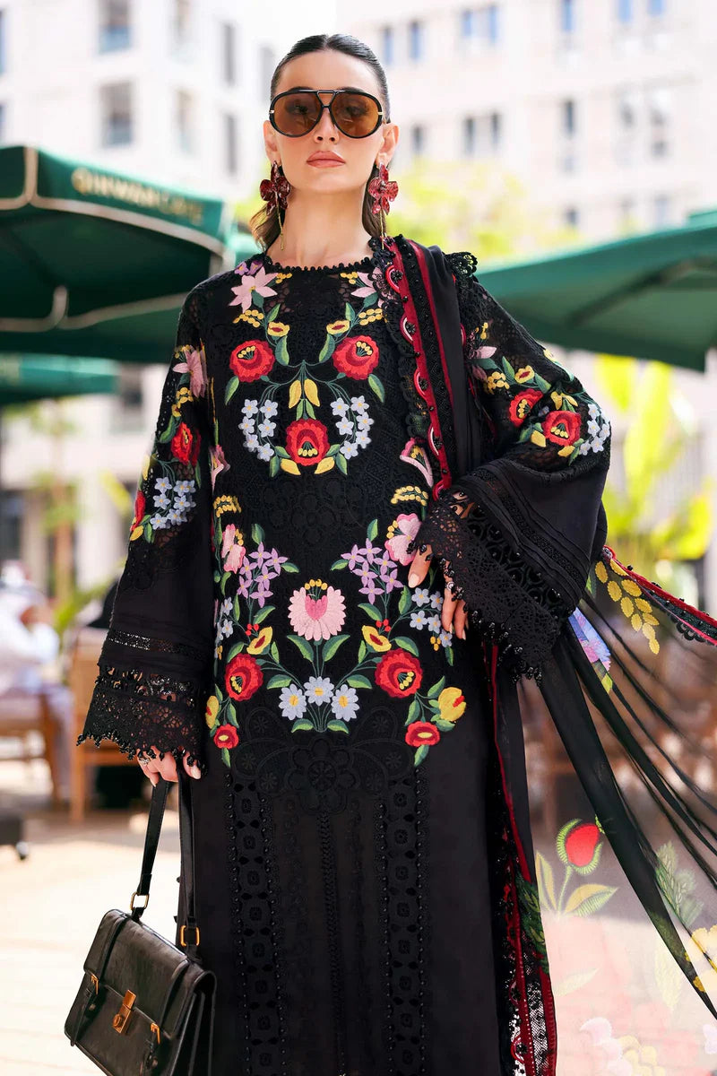 3 Piece Unstitched Embroidered Jacquard Lawn Suit