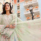 Maria B Mint Green Floral 3 Piece Unstitched Embroidered Lawn Suit