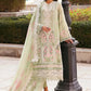 3 Piece Unstitched Embroidered Lawn Suit