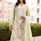 Maria B Mint Green Floral 3 Piece Unstitched Embroidered Lawn Suit