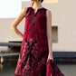 Maria B Maroon Embroidered 3 Piece Unstitched Luxury Lawn Suit