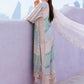 Maria B Mint Green Chevron 3 Piece Unstitched Embroidered Lawn Suit