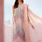 Maria B Pastel Chevron 3 Piece Unstitched Embroidered Lawn Suit