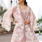 Maria B 3 Piece Unstitched Embroidered Lawn Karandi Suit Blush Pink Grace