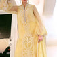 Maria B Pastel Yellow Luxury 3 Piece Unstitched Embroidered Lawn Suit