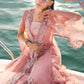 3 Piece Unstitched Embroidered Organza Suit
