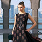 Maria B Black Floral Luxury 3 Piece Unstitched Embroidered Lawn Suit