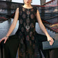 Maria B Black Floral Luxury 3 Piece Unstitched Embroidered Lawn Suit
