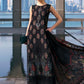Maria B Black Floral Luxury 3 Piece Unstitched Embroidered Lawn Suit