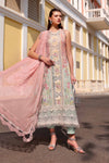 Maria B Pastel Mint Pink 3 Piece Unstitched Embroidered Lawn Suit